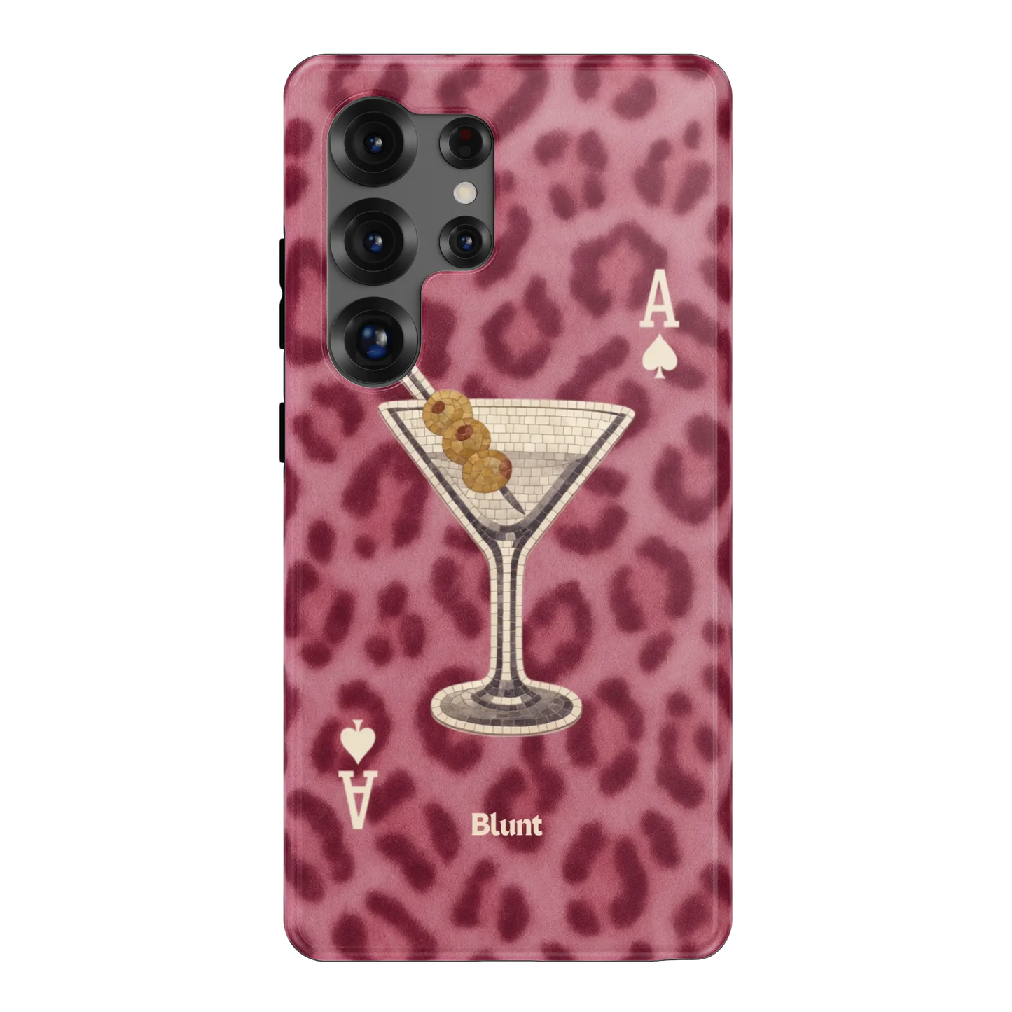 Pink Cheetah Dirty Martini Samsung Case