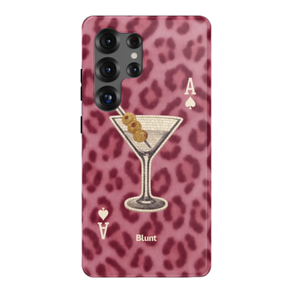 Pink Cheetah Dirty Martini Samsung Case