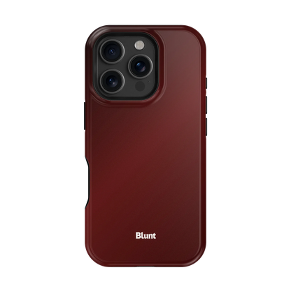 Oxblood iPhone Case