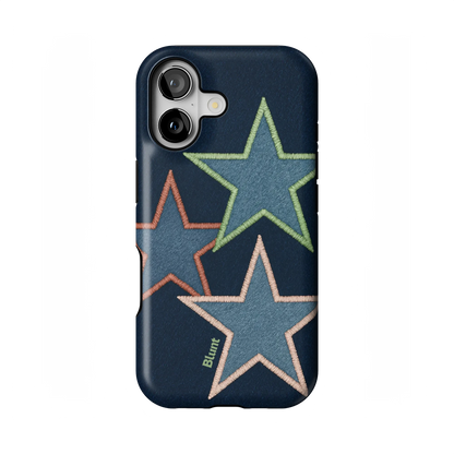 Neon Stars iPhone Case