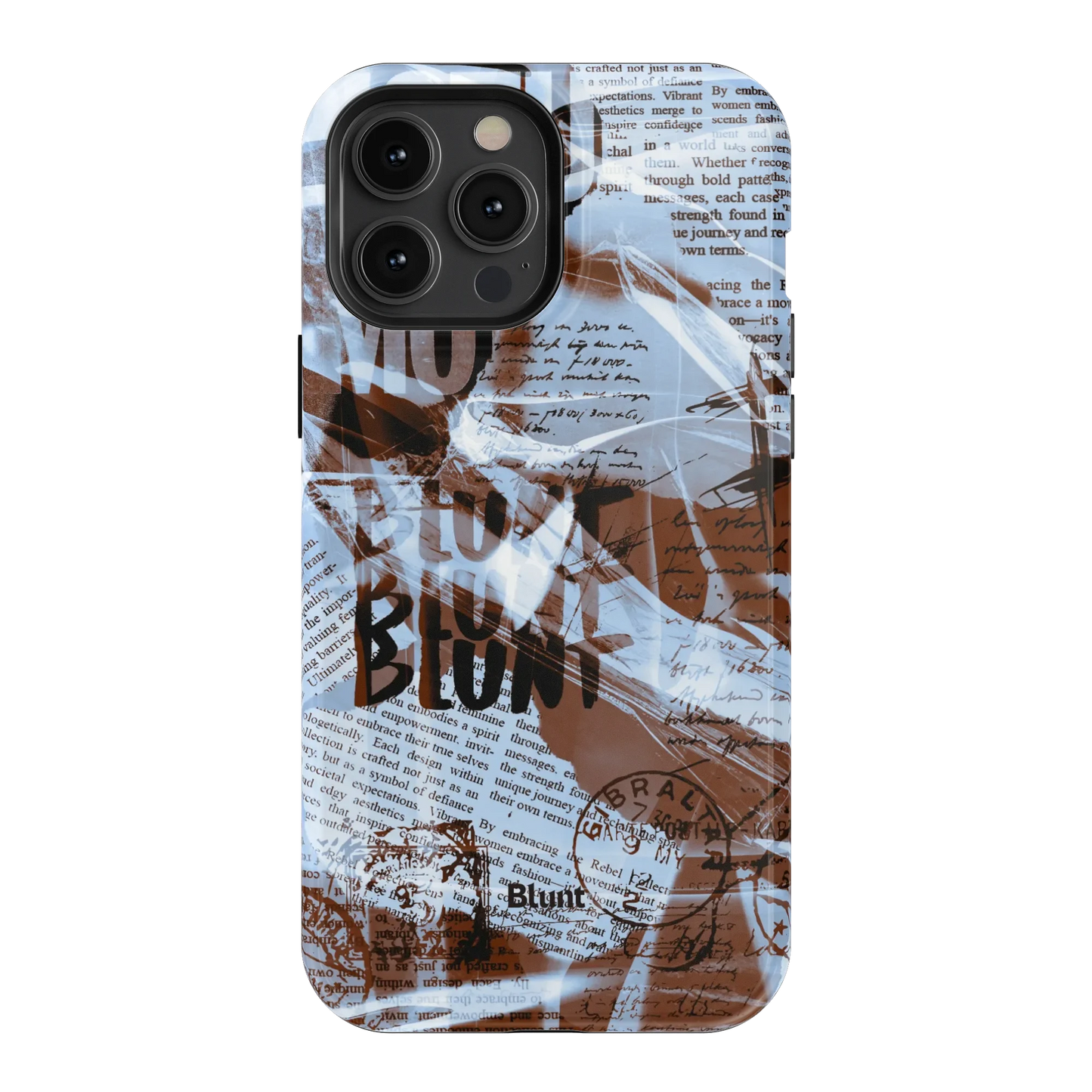 Blue Love Letter iPhone Case