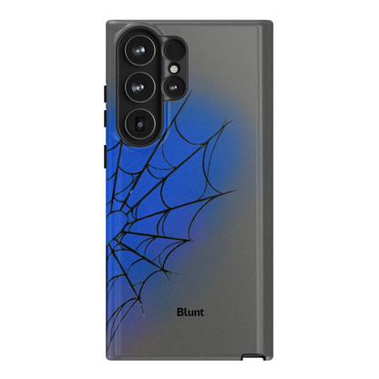 Grey Blue Web Samsung Case