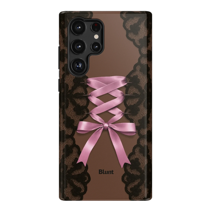 Brown Corset Samsung Case