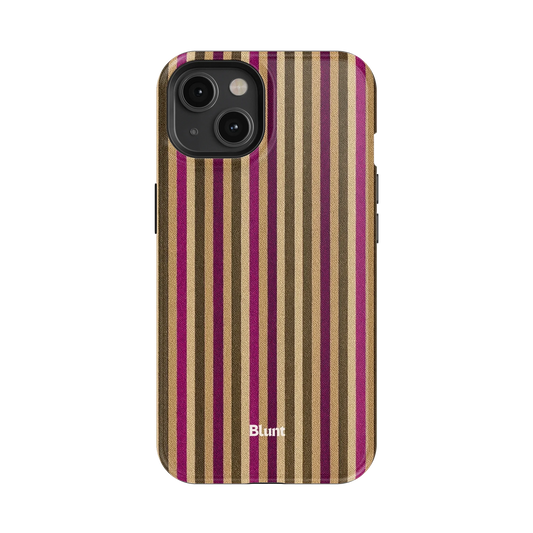 Pecan Stripe iPhone Case