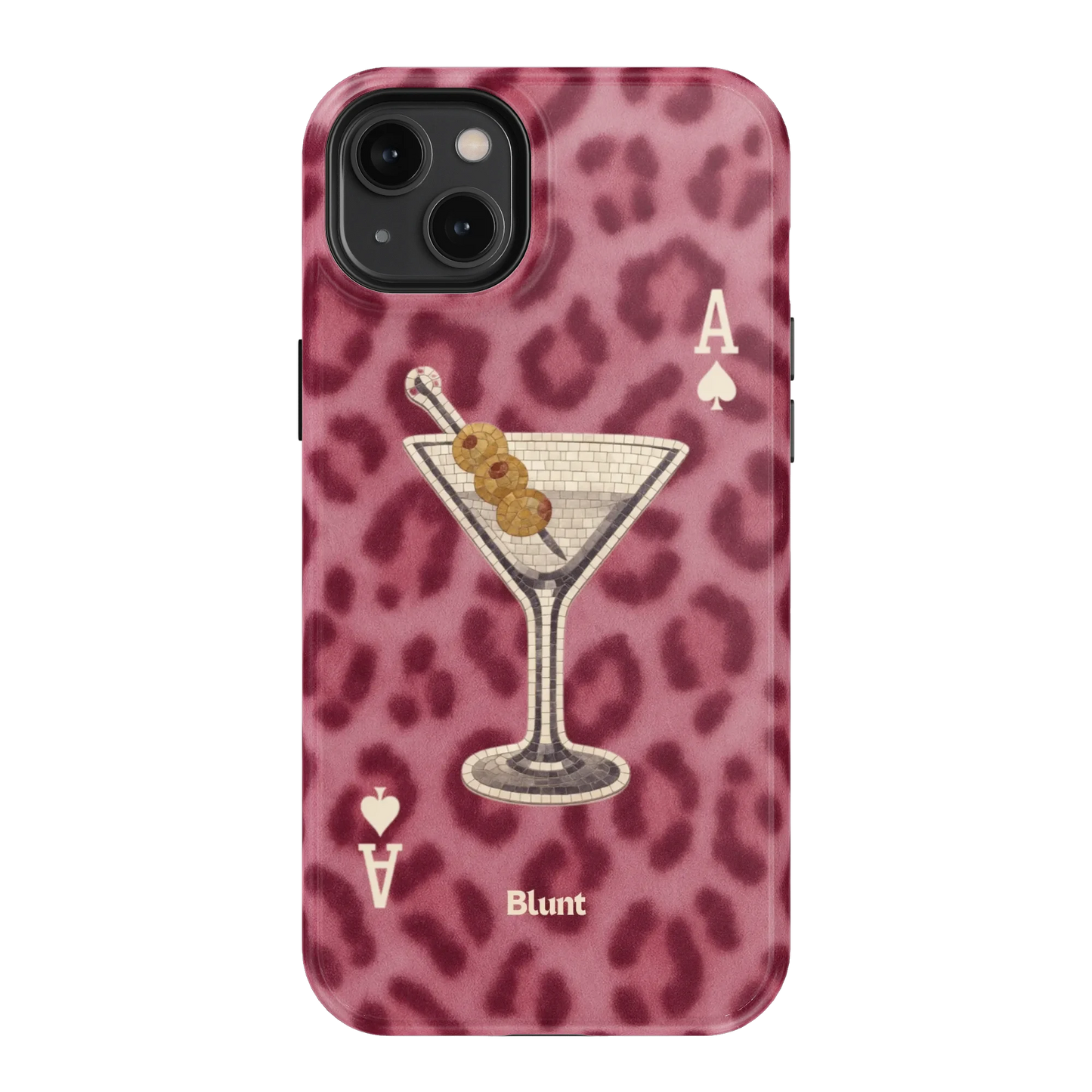 Pink Cheetah Dirty Martini iPhone Case