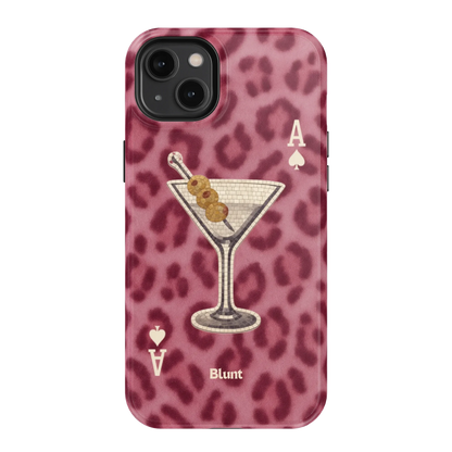 Pink Cheetah Dirty Martini iPhone Case
