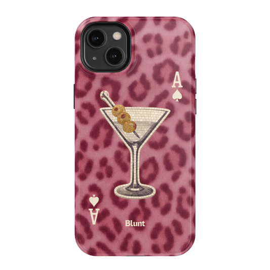 Pink Cheetah Dirty Martini iPhone Case