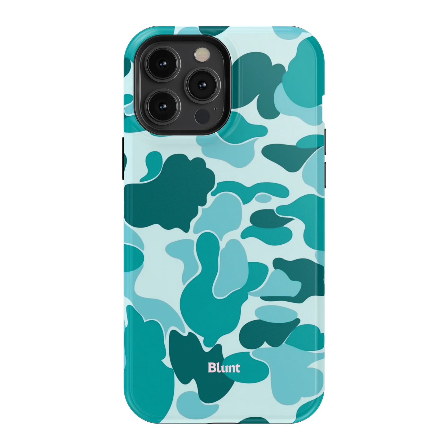 Aqua Camo iPhone Case