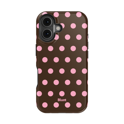 Chocolate Polka iPhone Case