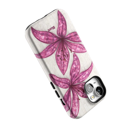 Purple-Floral-Luster-iphone-case-iPhone 15-4