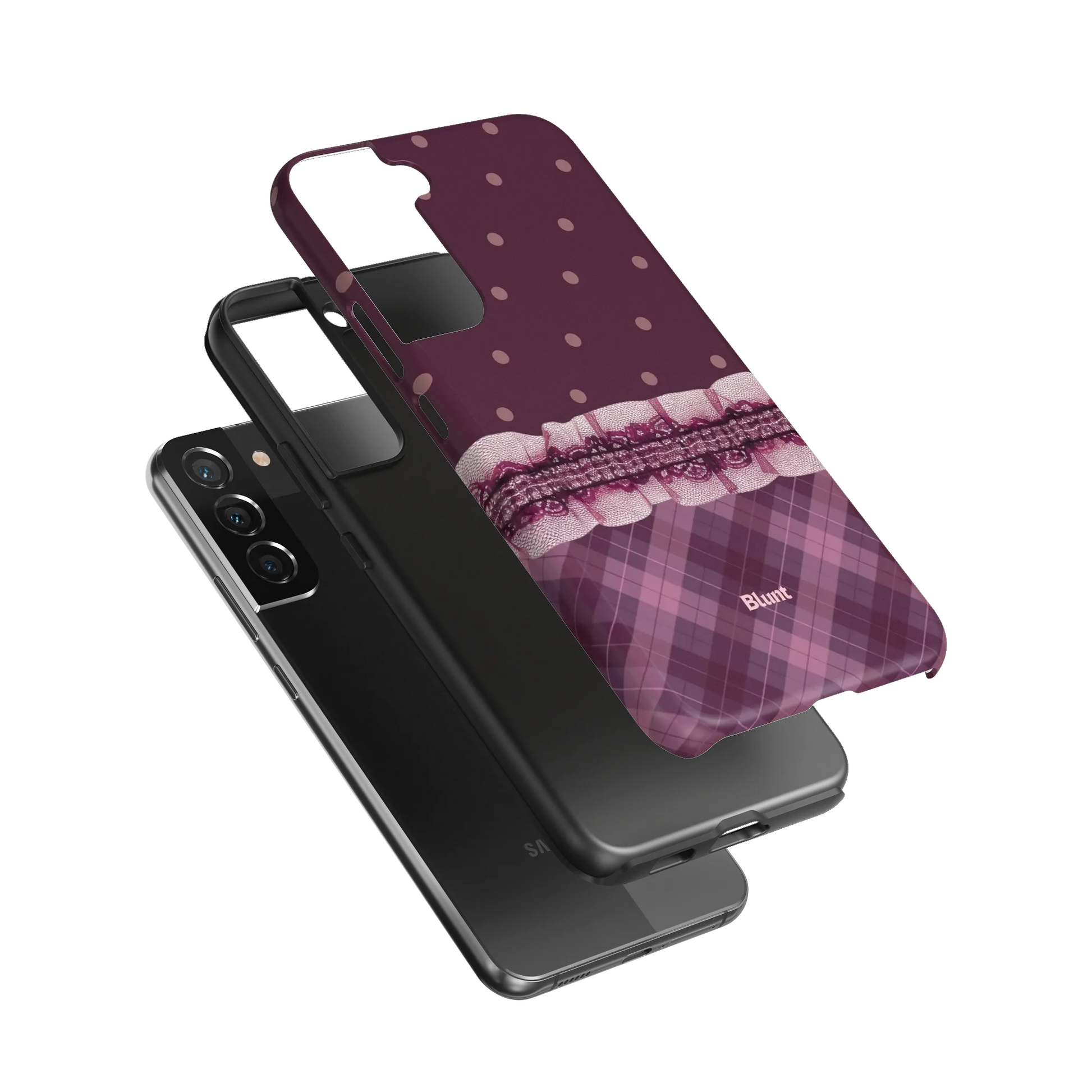Lilac-Lattice-samsung-case-S22 Plus-3
