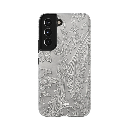 Tooled Silver Samsung Case