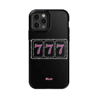 Pink Lucky 777 iPhone Case