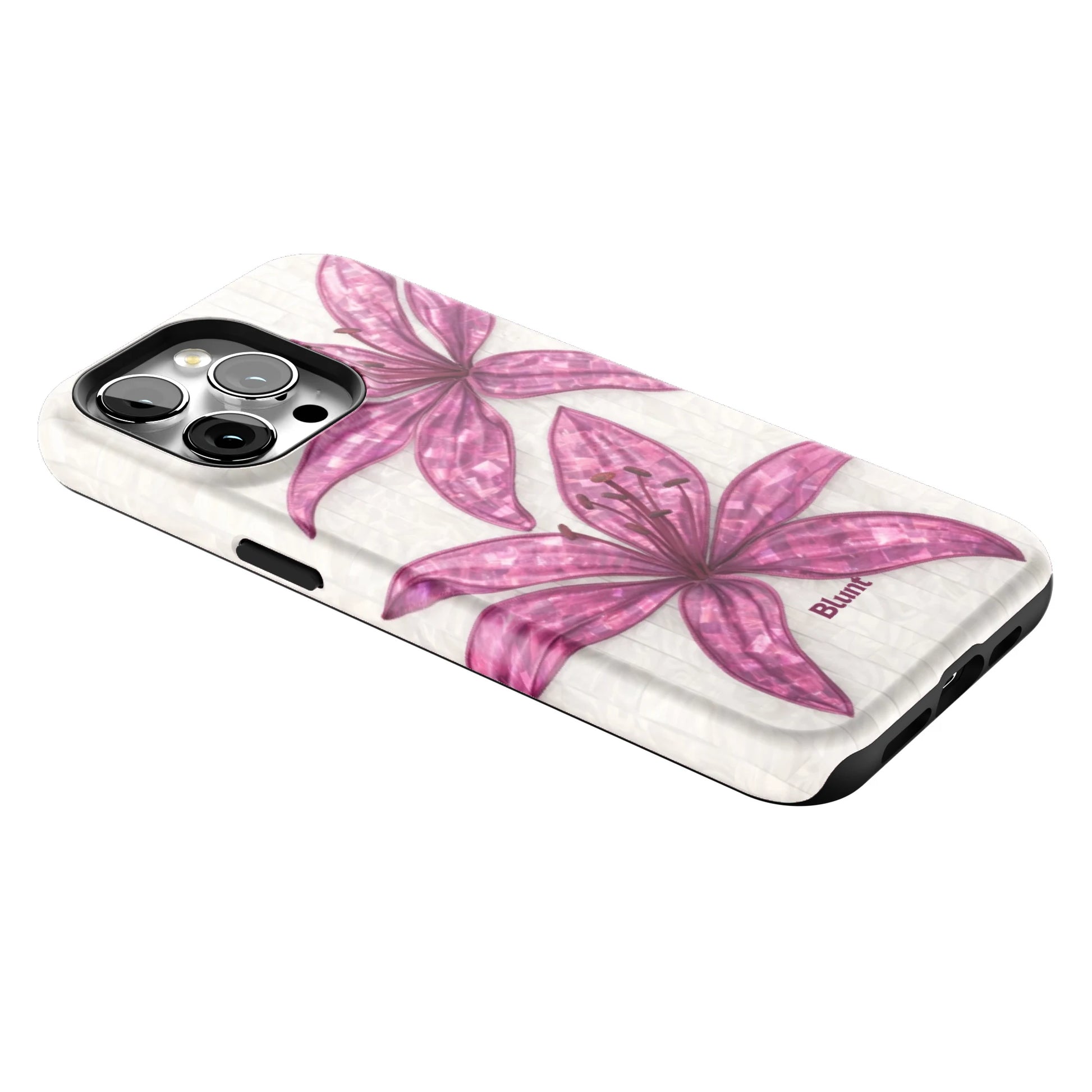 Purple-Floral-Luster-iphone-case-iPhone 15 Pro Max-2