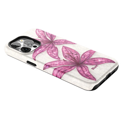 Purple-Floral-Luster-iphone-case-iPhone 15 Pro Max-2