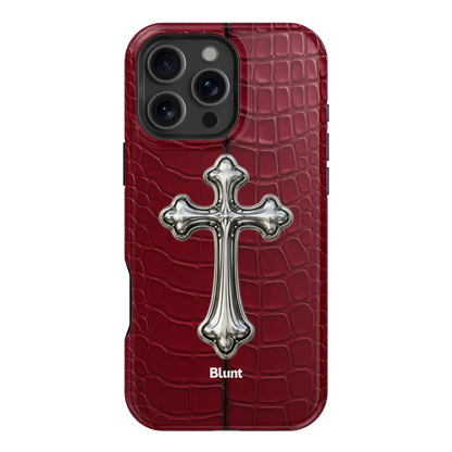 Crimson Crux iPhone Case