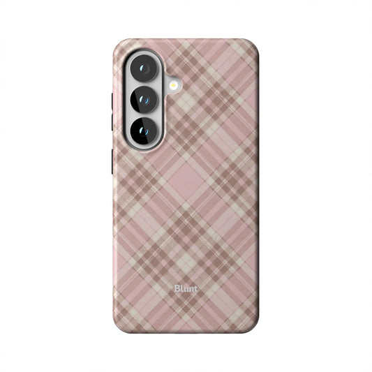 Blush-Plaid-samsung-case-Galaxy S26-1