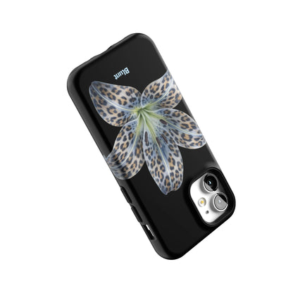 Blue-Leopard-Bloom-iphone-case-iPhone 12 Mini-4