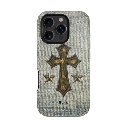 Denim Faith iPhone Case