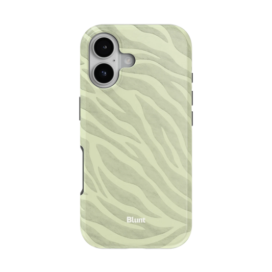 Sage Zebra iPhone Case