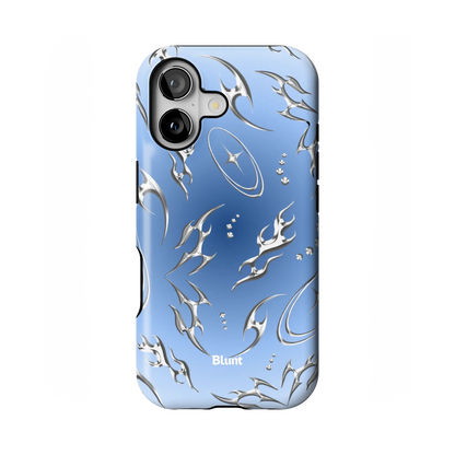 Blue Cyber iPhone Case