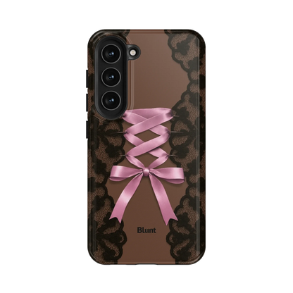 Brown Corset Samsung Case