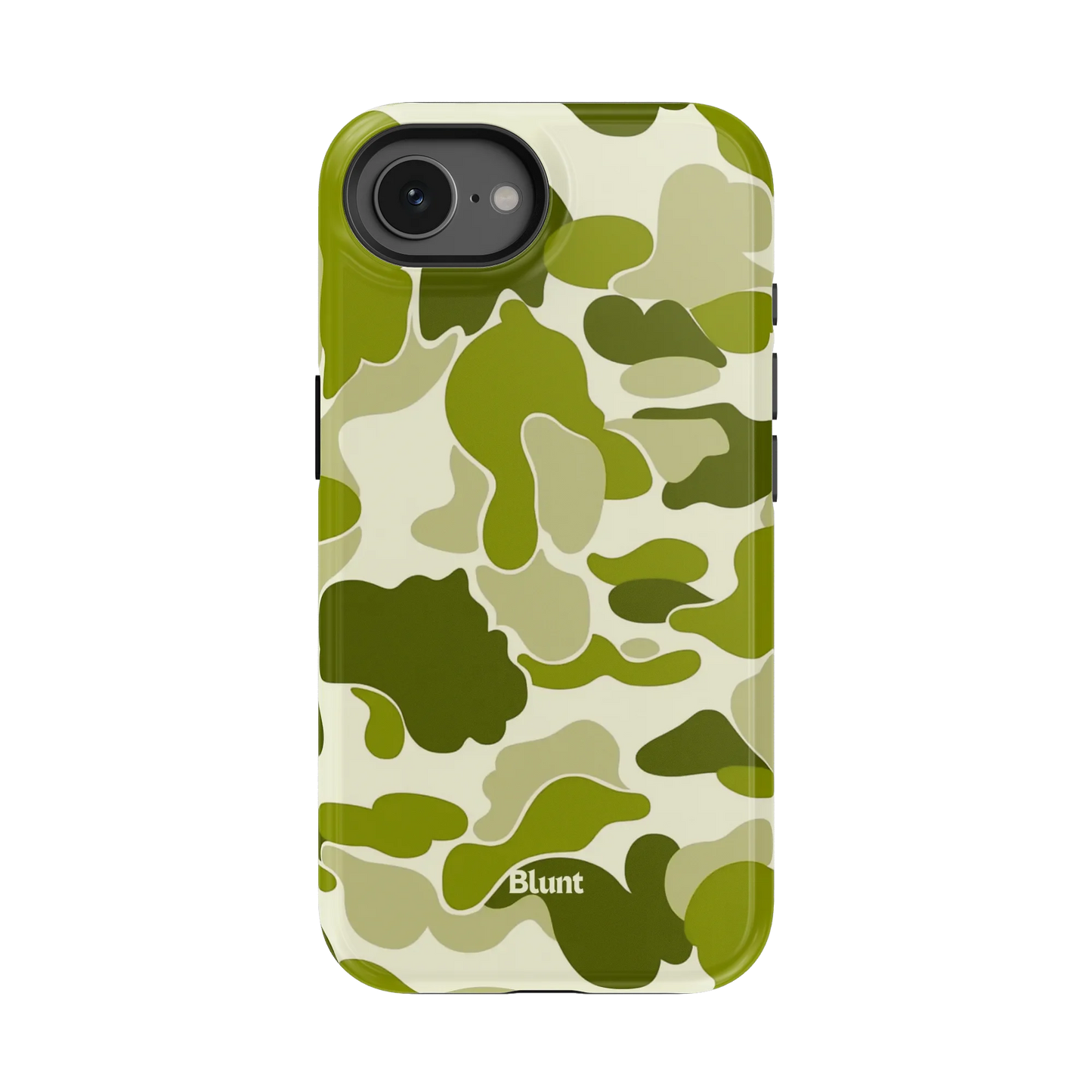 Lime Camo iPhone Case