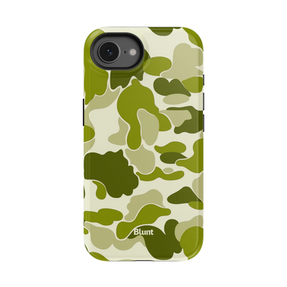 Lime Camo iPhone Case