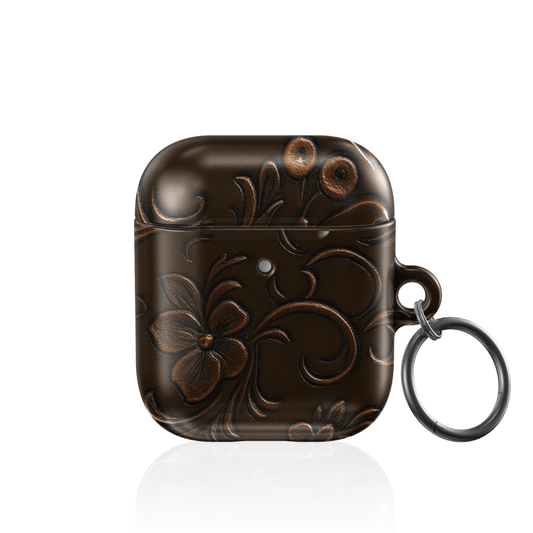 Tooled Leather AirPod Case - Blunt Cases