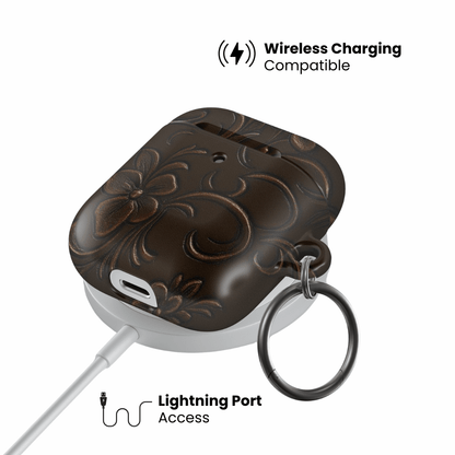 Tooled Leather AirPod Case - Blunt Cases