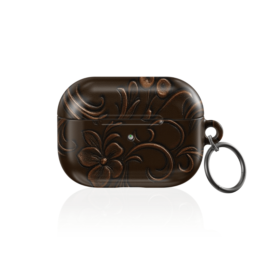 Tooled Leather AirPod Case - Blunt Cases