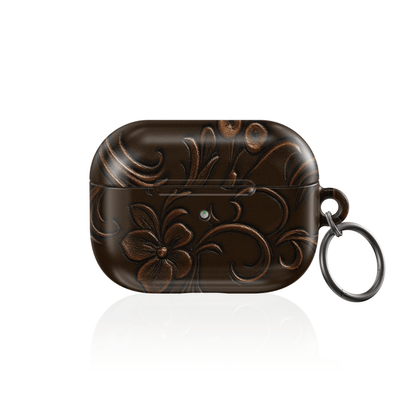 Tooled Leather AirPod Case - Blunt Cases