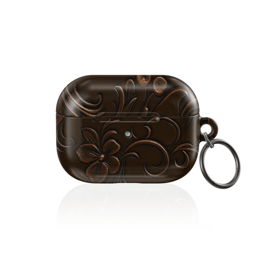 Tooled Leather AirPod Case - Blunt Cases