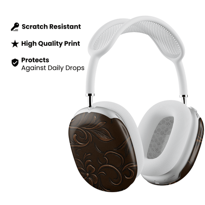 Tooled Leather AirPod Max Case - Blunt Cases