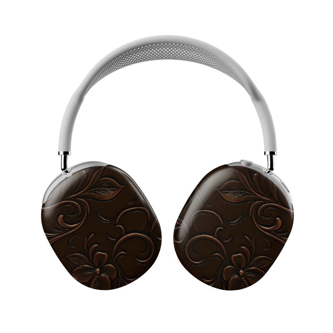 Tooled Leather AirPod Max Case - Blunt Cases