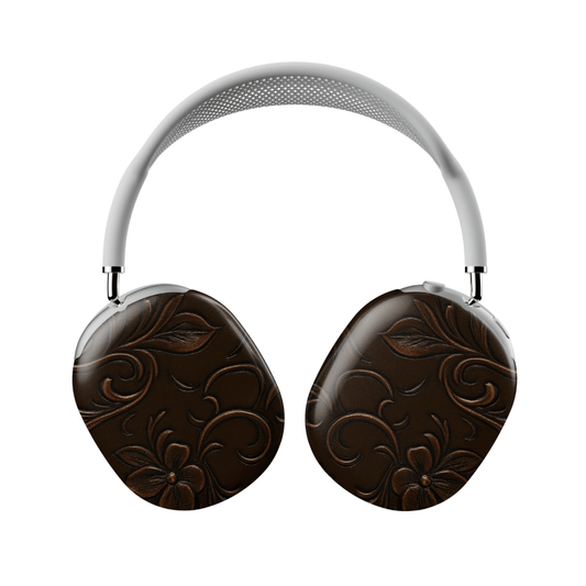 Tooled Leather AirPod Max Case - Blunt Cases