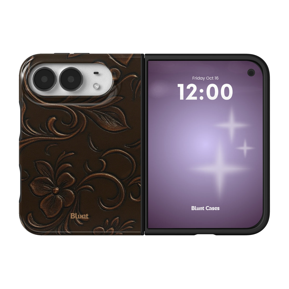 tooled-leather-iphone-case iPhone 18 Duo case, view 1