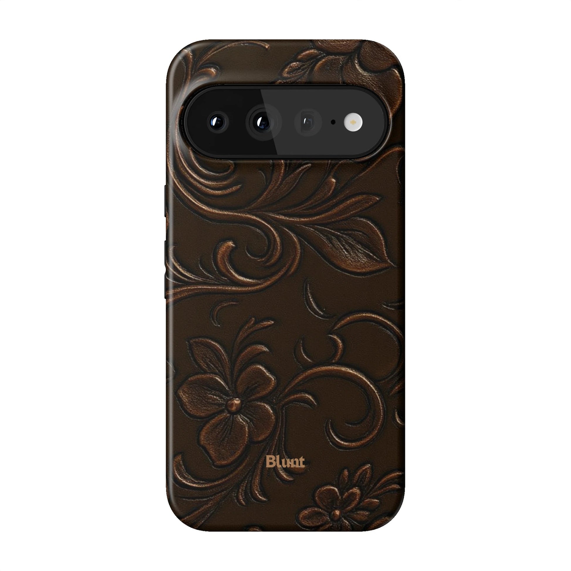 Tooled Leather Pixel Case - Blunt Cases