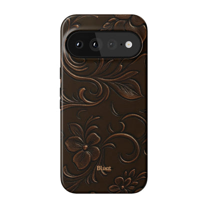 Tooled Leather Pixel Case - Blunt Cases
