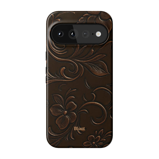 Tooled Leather Pixel Case - Blunt Cases