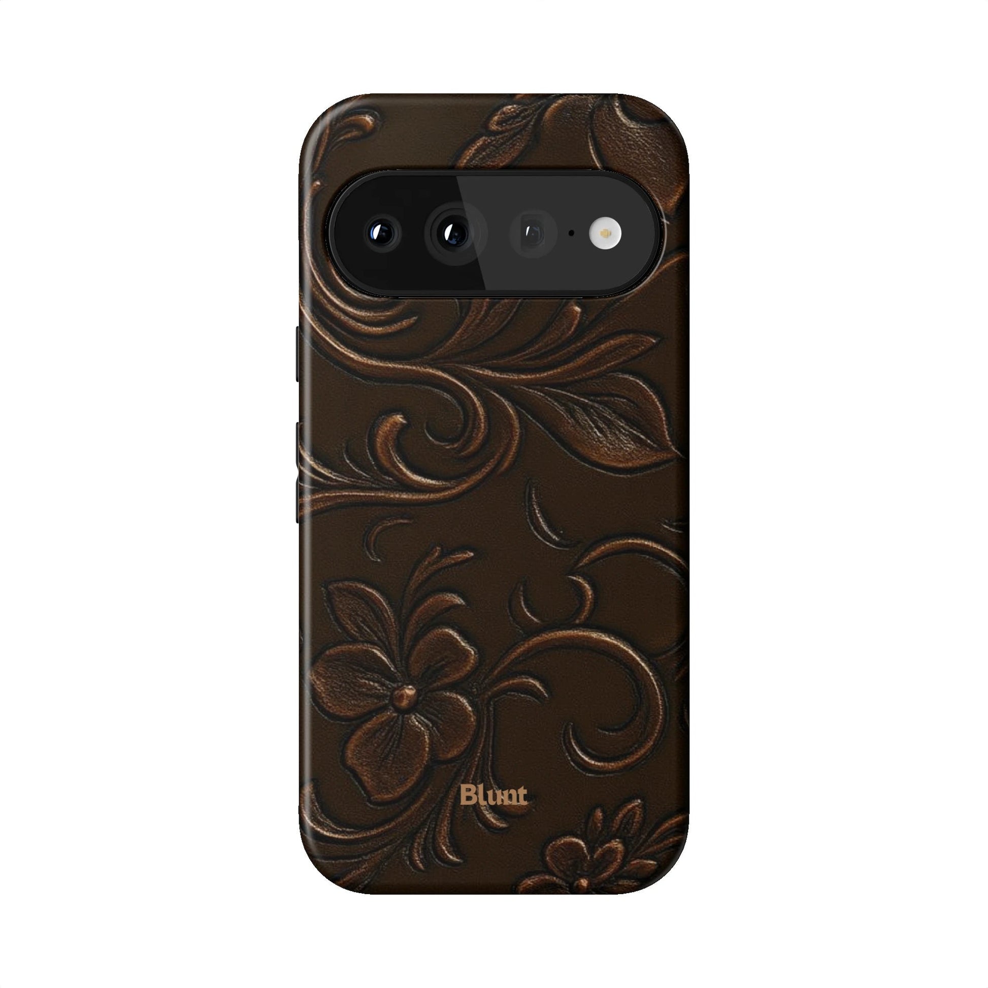 Tooled Leather Pixel Case - Blunt Cases
