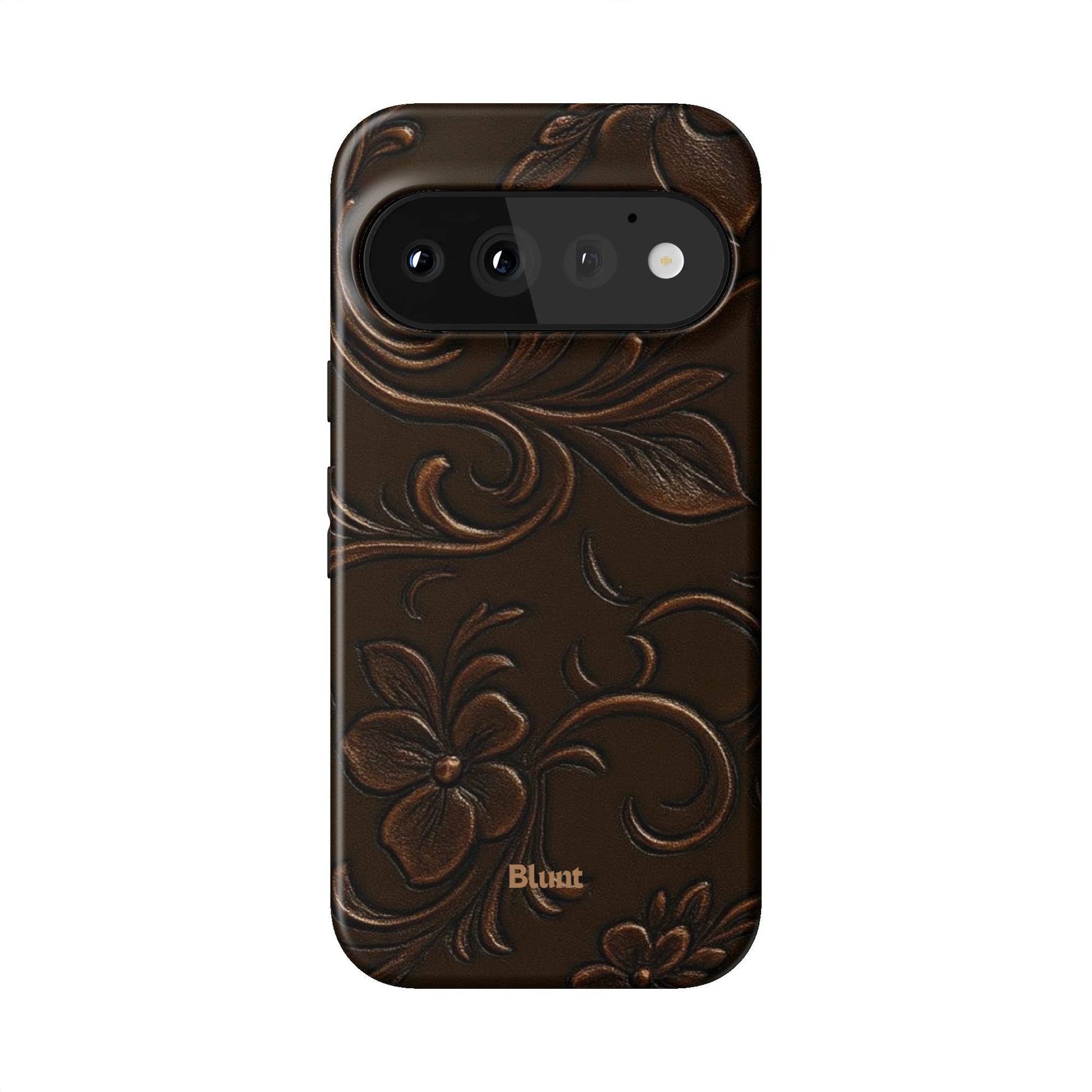 Tooled Leather Pixel Case - Blunt Cases