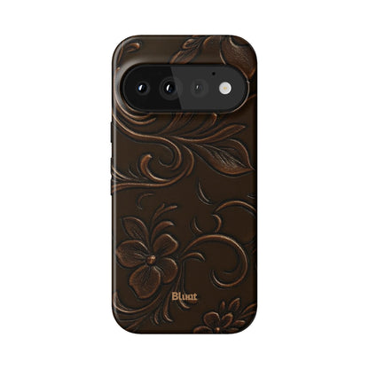 Tooled Leather Pixel Case - Blunt Cases