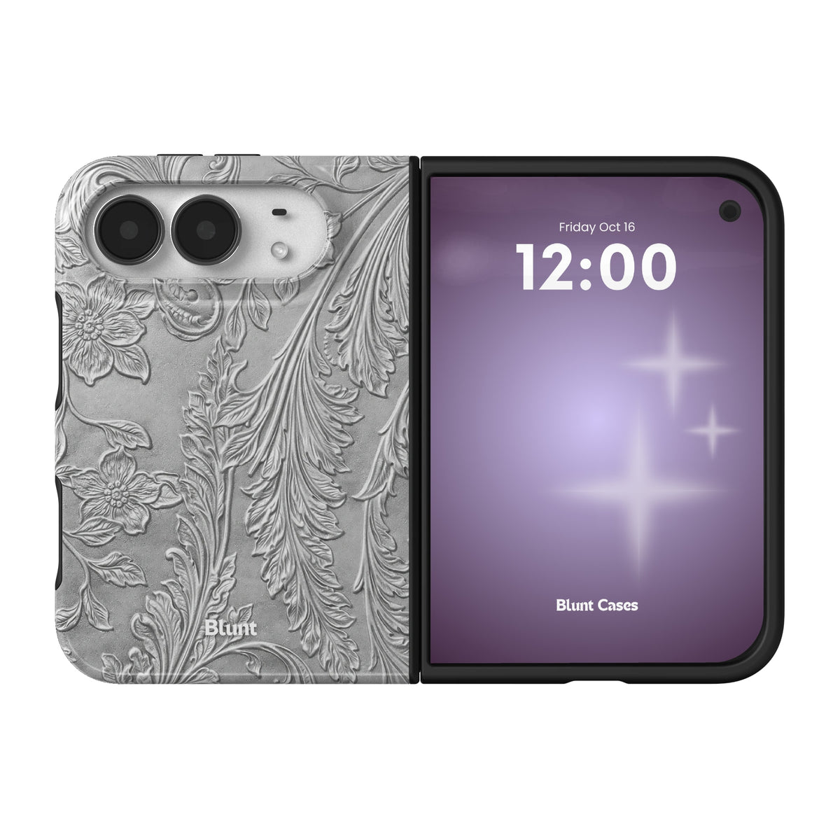 tooled-silver-iphone-case iPhone 18 Duo case, view 1