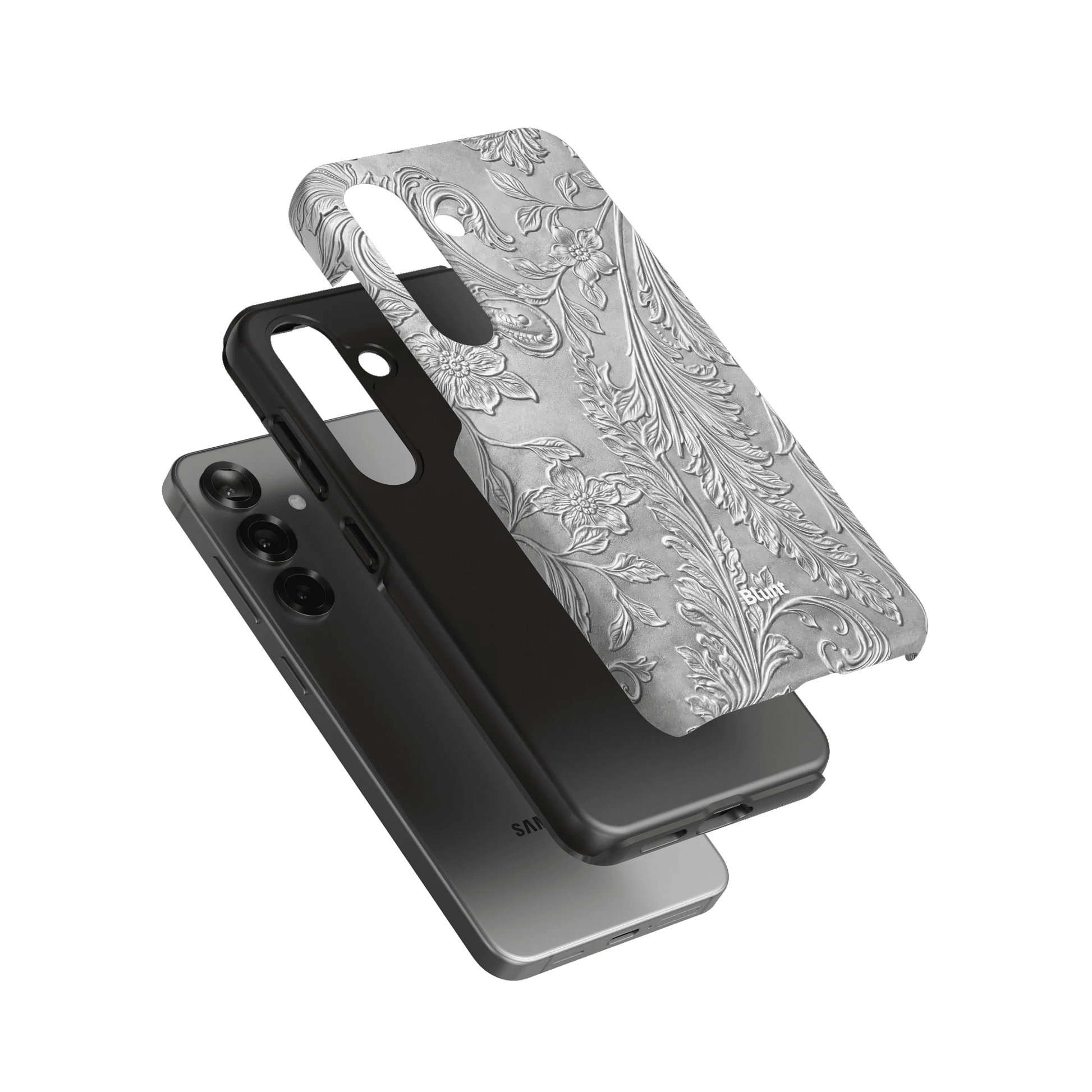 Tooled Silver Samsung Case - Blunt Cases