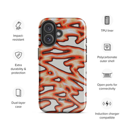 Molten Grid iPhone Case