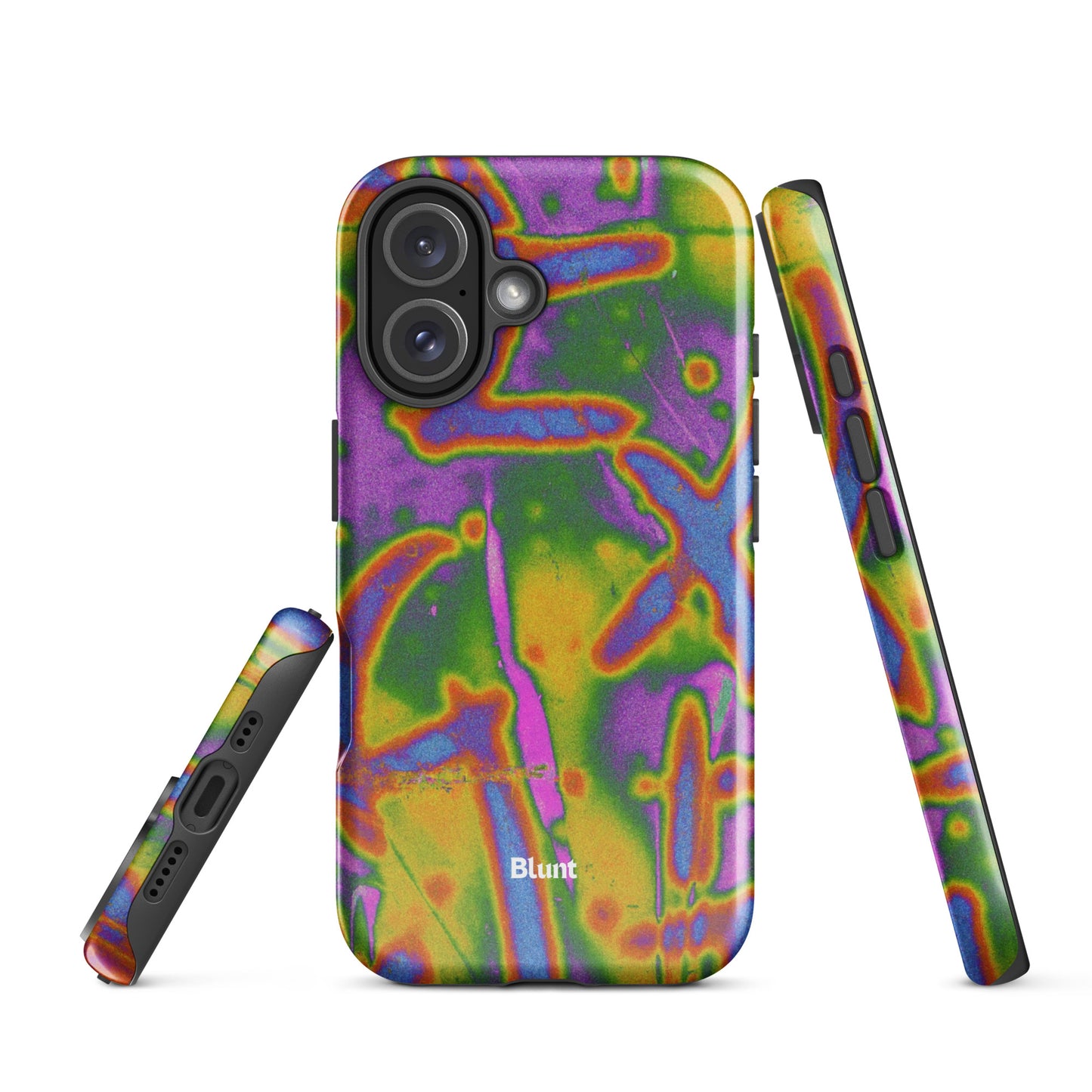 Neon Terrain iPhone Case