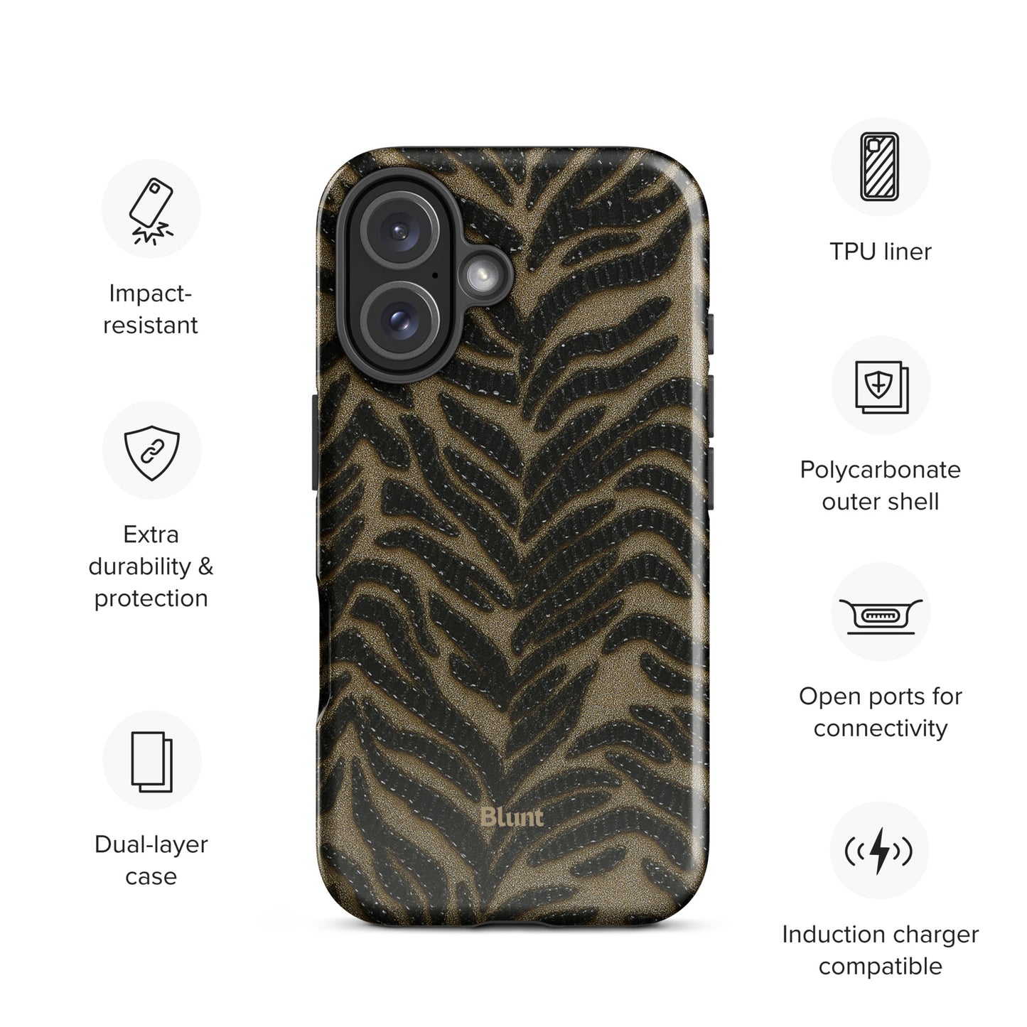 Sable Stripes iPhone Case