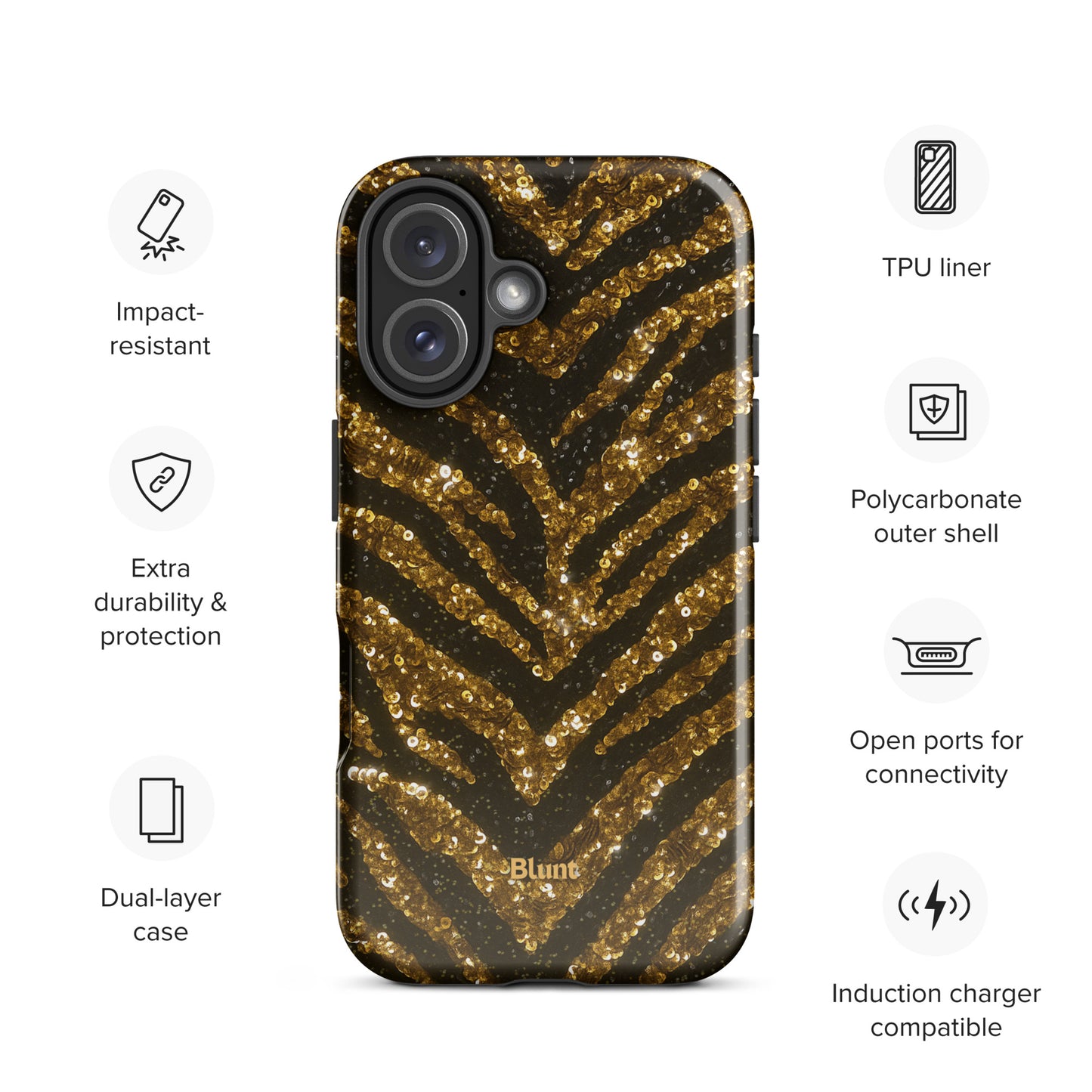 Golden Prawl iPhone Case