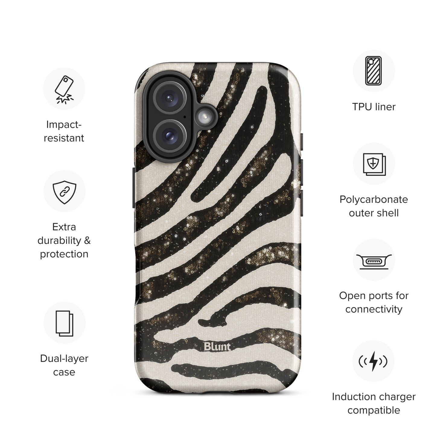 Ivory Clash iPhone Case
